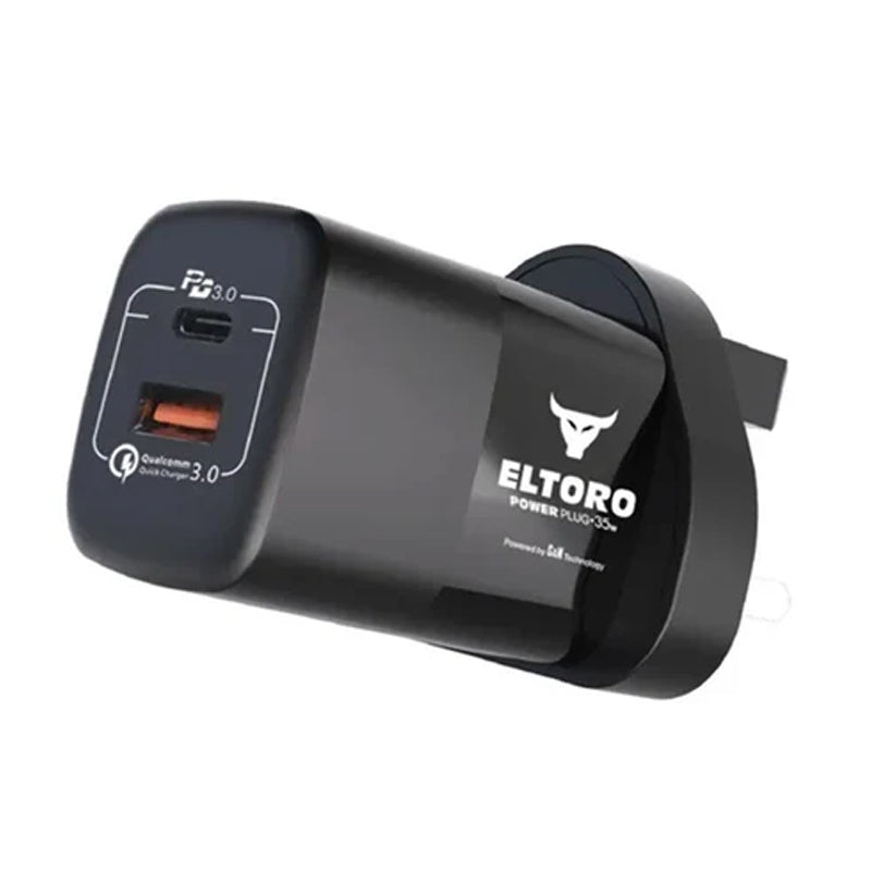 إلتورو شاحن بلس 35 واط باور دليفري 3 كيو سى ، أسود إلتورو شاحن بلس 35 واط باور دليفري 3 كيو سى ، أسود